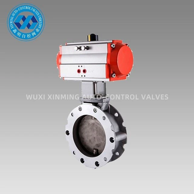 Pneumatic Actuator Powder Aluminum Butterfly Valve