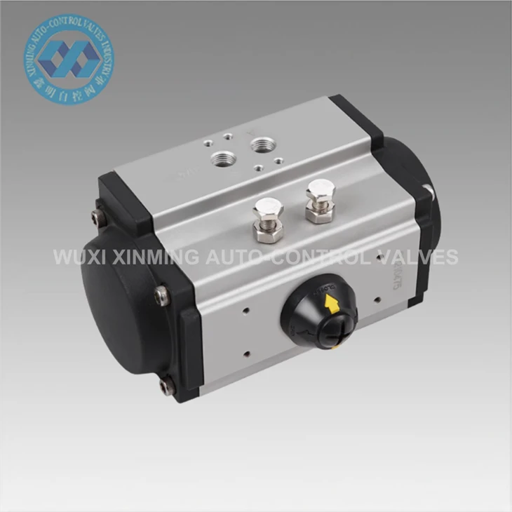 90 degrés Rotary Double action pneumatique Actionneur de soupape, actionneur pneumatique à action unique