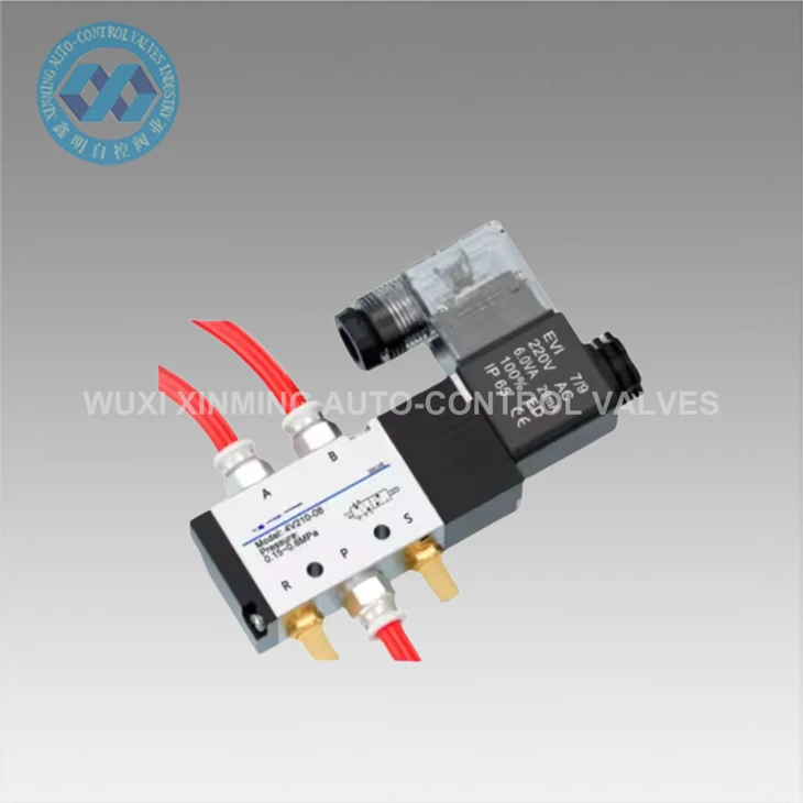 Solénoïde pneumatique en alliage en aluminium 52 AC220V 110V