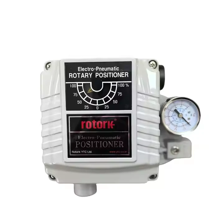 NOUVEAU YTC YT -1000 RDN122S 00 Fonctionnement de l'actionneur de soupape rotatif pneumatique via le contrôleur électrique ou le système de contrôle