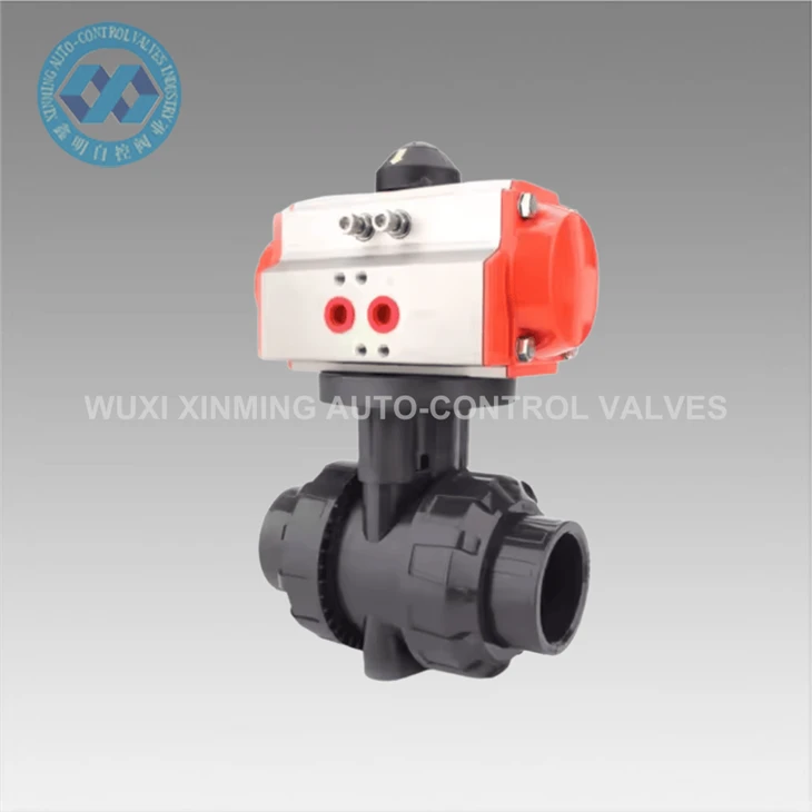 PVC Ball Valve Single-double Acting Pneumatic Actuator