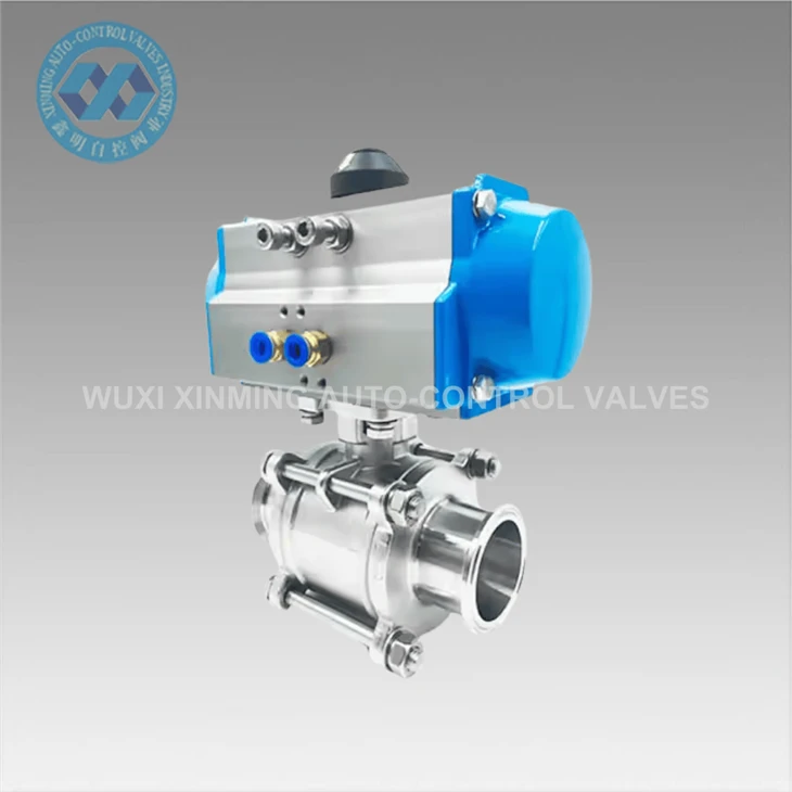 Acier inoxydable sanitaire 304 316 vanne à billes