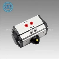 Actuateur pneumatique à double action en aluminium léger pour vannes papillon