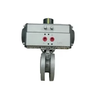 Actionneur pneumatique chinois Wafer Thin Ball Valve d'usine Prix d'usine