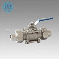 Valve de billes d'actionneur en plastique pneumatique à double action entièrement conçue pour un contrôle d'ouverture précis.
