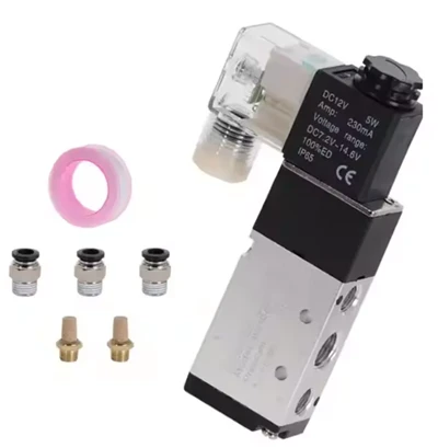 Salonoïde pneumatique 5 voies 2- Contrôle de position Air 12V 24V