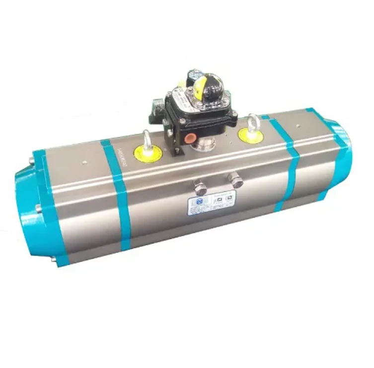 TRI Clamp Actionneur pneumatique à trois étapes à trois voies